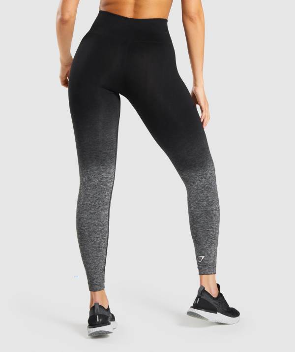 Damske Legíny Gymshark Adapt Ombre Seamless Čierne | AM5137896